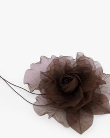 LA FLEUR MARRONE SCURO