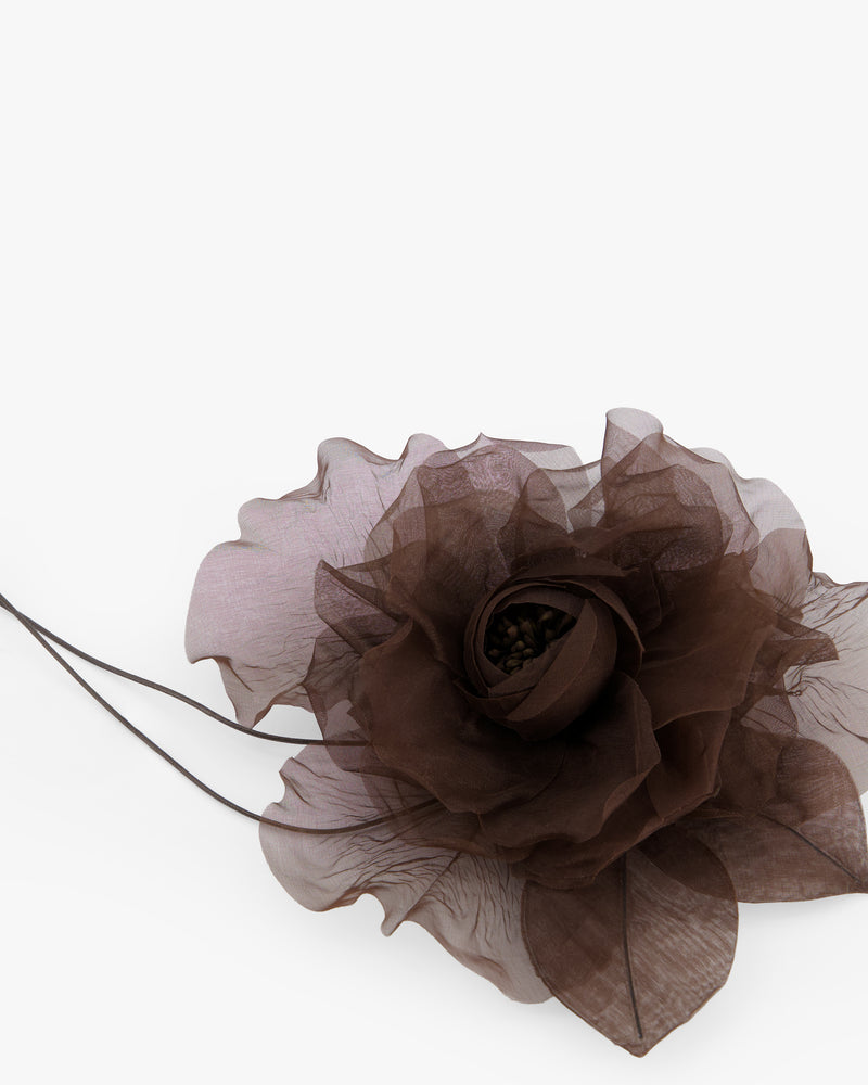 LA FLEUR DARK BROWN